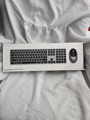 SATECHI MX3 Slim Bluetooth Backlit Keyboard & Mouse Combo w/Numeric Keypad NEW - Image 1 of 4