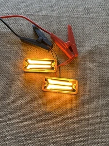 KIT 2 FANALE FANALINO FRECCIA LATERALE LED SUZUKI SJ410 SJ413 PARAFANGO ANT. - Picture 1 of 4