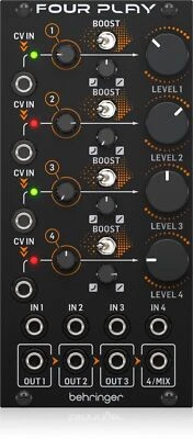 BEHRINGER Analog Synthesizer Urora Luck Module Eurorack Compatible Quad VCA NEW - Image 1 of 3