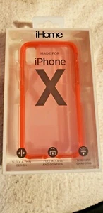 IHOME IPHONE X CASE CORAL BRAND NEW AND SEALED - Picture 1 of 2