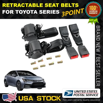 Cinturón de seguridad retráctil de 3 puntos ajustable para Toyota Tundra 2007-2017 Foto 1 de 4