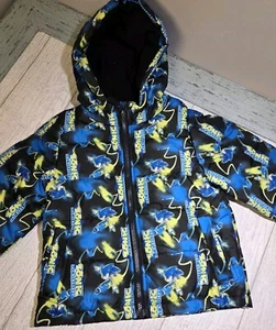 Sonic Kids Heavyweight Hooded Puffer Jacket - Boys Winter Coat, Full Zip Size 4T - Picture 1 of 9