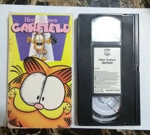 Here Comes GARFIELD Cartoon Movie VHS 1990 CBS/ FOX Pre-Owned 80's Cartoons - Picture 1 of 2