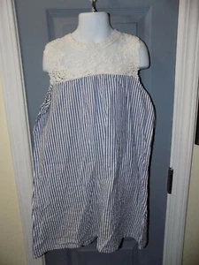 J. KHAKI KIDS JAZZ BLUE SLEEVELESS DRESS SIZE S GIRL'S NEW  - Picture 1 of 3