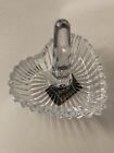 Vintage Ardsley by Mikasa Crystal Heart Shaped Jewelry Ring Holder Slovenia 