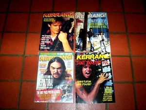 KERRANG! magazines ( 4 ) issues w/ SEPULTURA iron maiden OZZY pat benatar TESLA - Bild 1 von 1