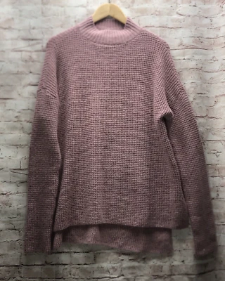 Suéter So Para Mujer Talla Pequeña Pullover Rosa Cuello Simulado Difuso Suave Acogedor Nuevo con Etiquetas Foto 1 de 4
