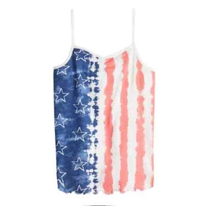 Brand new size 8 girl's SO flag tank top - Picture 1 of 1