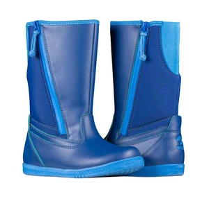 Billy Footwear For Kids with Special Needs Rain - Faux Leather Black