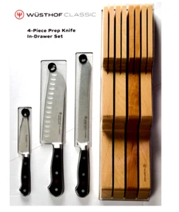Wusthof Classic Prep Knife In Drawer Set 4 Piece New (1758065) - Picture 1 of 2