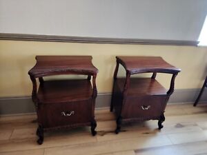 Pair of Mahogany Antique nightstands