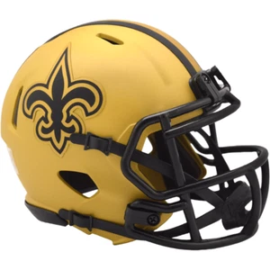 New Orleans Saints Rave Riddell NFL Speed Mini Helmet - Picture 1 of 3