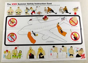 Jeff Hardy Big Show HHH CM Punk Foley 16x21 WWE Airplane Poster Wrestling - Picture 1 of 2