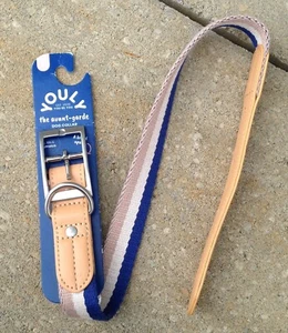 New Youly the Avant-Garde Dog Collar Large Tan Blue Beige - Picture 1 of 12