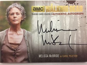Walking Dead Season 4 PART 1 Melissa McBride - Carol Peletier GOLD AUTO MMB2
