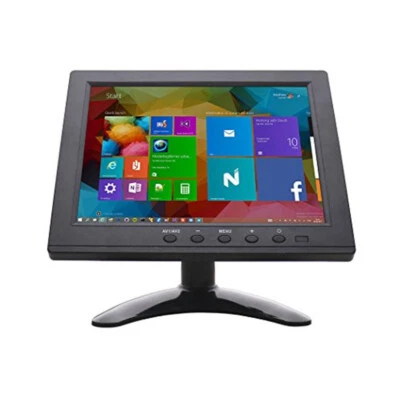 8 inch CCTV Monitor TFT LCD Color Screen 1024x600 with AV/VGA/HDMI/BNC Input - Image 1 of 4
