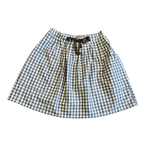 Olive Juice Girls Gingham Checkered POckets Picnic Classic Preppy Skirt Size 6Y - Picture 1 of 5