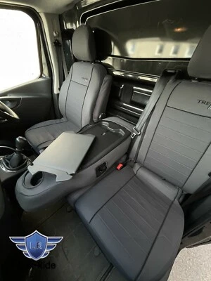FUNDAS DE ASIENTO A MEDIDA PARA RENAULT TRAFIC 2015 - 2025 TELA Foto 1 de 4