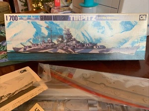 AOSHIMA 1/700 TIRPITZ GERMAN BATTLESHIP New In Open Box - Picture 1 of 2