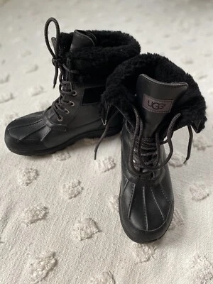 Botas UGG® Butte II Impermeables Cuero Clima Frío Juvenil Talla 4 Mujer’s Talla 6 Foto 1 de 4