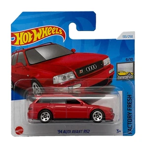 '94 Audi Avant RS2 80 Red Hot Wheels Factory Fresh 2024 Short Card HTC54 - Imagen 1 de 1