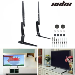 Desk Tabletop TV Stand Base Mount For 27" 32" 37" 42" 45" 47" 50" 55" Samsung LG - Picture 1 of 12