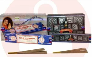 Satya Nag Champa & Super Hit Incense Sticks Joss 1x15g pack Multibuy! - Picture 1 of 3
