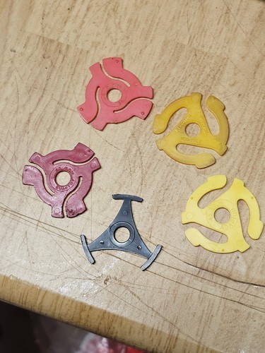 45 RPM Adapter/inserts 5 pieces | eBay