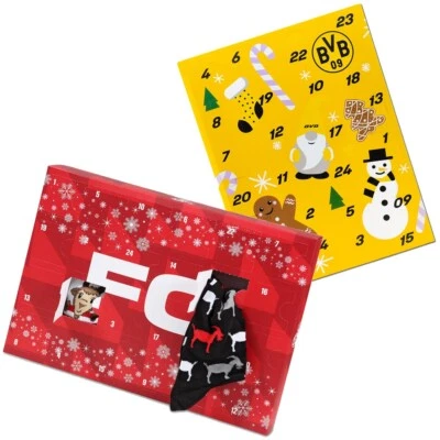 KING OF TRADE Socken Adventskalender Socken 24 Gr. 39-46