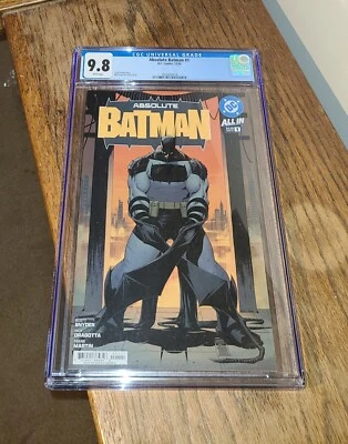 🔥 Absolute Batman #1 CGC 9.8 Grade Cover A 1st Print Nick Dragotta Cover 🔥  - Image 1 of 2