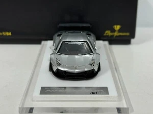 Lamborghini LB700 Model CAR 1:64 Silver Resin - Picture 1 of 4