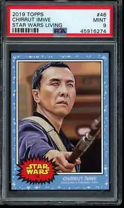 Tarjeta 2019 Topps Living Set #46 Chirrut Îmwe PSA 9 como nueva 45916274 - Imagen 1 de 2