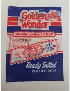 Vintage collectable crisp pack Doctor Who Golden Wonder 1987 - Picture 1 of 2