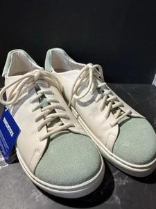 BIRKENSTOCK Bend Low Decon Pop Matcha/Eggshell Leather Sneaker Women US L7 - Picture 1 of 12