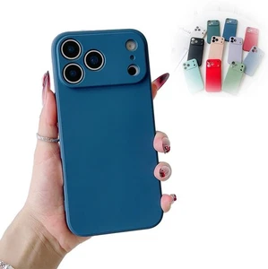Funda protectora de silicona líquida suave delgada a prueba de golpes para iPhone 17 Air 17 Pro Max - Imagen 1 de 19
