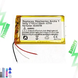 Repuesto de batería AEC503759 para auriculares SteelSeries Arctis 1 Arctis 3 Arctis 7 - Imagen 1 de 5