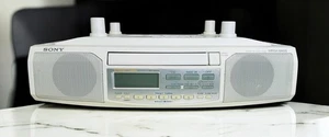 Sony Under Cabinet Mega Bass Radio AM/FM Lettore CD Orologio ICF-CD513 Testato Funzionante - Foto 1 di 7