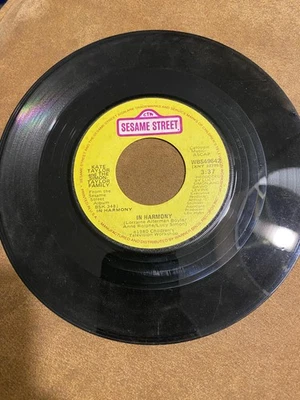 Vintage Sesame Street 45 RPM Vinyl Record In Harmony Doobie Brothers Kids 1980 - Image 1 of 4