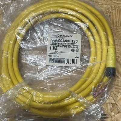 🔥Brad Harrison 705000A03F120 Micro-Change Cordset 5P Female 12’, New🇺🇸 - Image 1 of 3