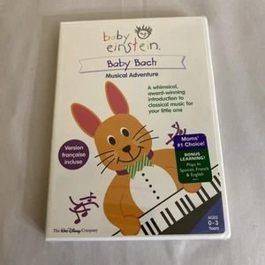 Baby Einstein Baby Bach (DVD, 2002) Musical Adventure Walt Disney Ages 0-3 - Imagen 1 de 3
