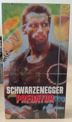 Predator 1991 Sealed Fox Video VHS Watermark Schwarzenegger Blue Tape - Image 1 of 4