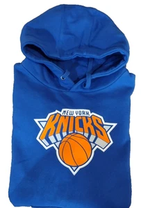NBA Fanatics Adult Long Sleeve Blue New York Knicks Pullover Hoodie Size XL - Picture 1 of 6