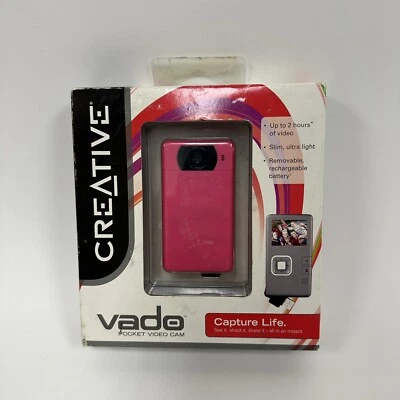Creative Vado HD 720p Pocket Video Camcorder 8GB 2x Zoom VF0570 - NEW SEALED - Image 1 of 4