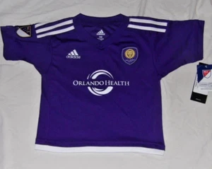 Camiseta deportiva infantil MLS Orlando City SC Adidas Home púrpura talla 24 meses nueva con etiquetas - Imagen 1 de 3