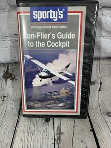 Vintage Sporty’s Non Flier’s Guide To The Cockpit VHS Tape - Imagen 1 de 2