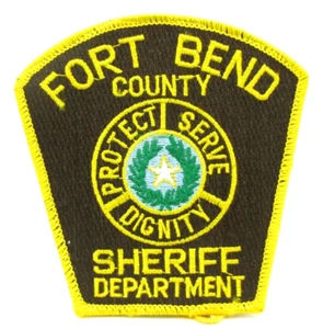 obo~! POLICE SHERIFF UNIFORM PATCH Fort Bend County Texas Sheriff Department - Picture 1 of 2