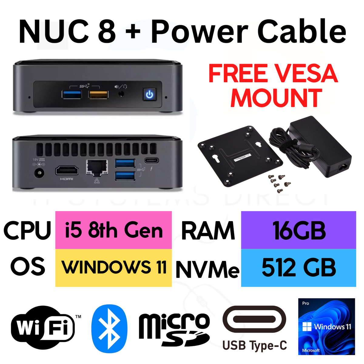 Intel NUC Intel Core i5 8th Gen. PC Desktops & All-In-One Computers for sale | eBay Intel NUC Intel Core i5 8th Gen. PC Desktops & All-In-One Computers for sale | eBay
