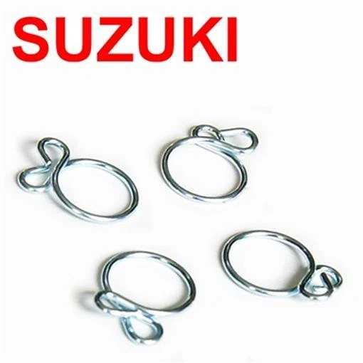 Suzuki Vacuum carburetor Fuel Hose Clamp Clip gas line carb (9mm) gt gs gsxr tm - Изображение 1 из 1