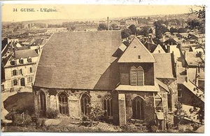 CP 02 Aisne - Guise - L'Eglise II - Picture 1 of 2