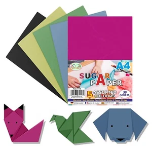 A4 Sugar Paper 400 Sheets Colour Paper 70gsm School Kid's Art Craft Activities - Picture 1 of 20